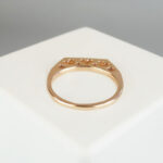 Rose gouden harten ring