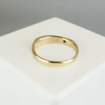 Gouden Christian ring met 0.01ct.