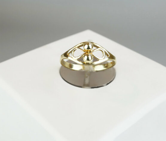 Geel gouden fantasie ring