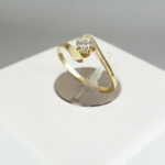 Gouden vintage look ring