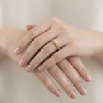 Geel goud Christian fantasie ring