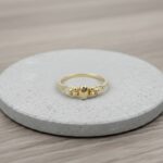 Geel goud Christian fantasie ring