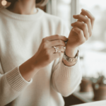 Bi color gouden ring met diamant