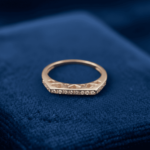 Rose gouden harten ring