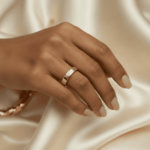 Geel gouden Christian ring met diamant