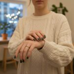 Geel gouden slagring met diamant