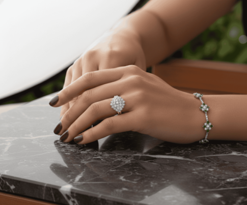 Gouden ring met 0,50 caraat