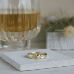 Christian solitair gouden ring