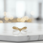 Geel gouden Christian v ring