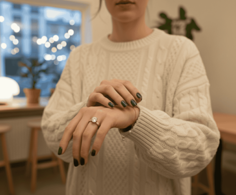 Christian zirkonia ring