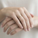 14 karaat gouden ring met zikronia