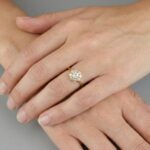 Gouden ring met ster zetting zirkonia