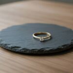 14 karaat gouden ring met zikronia