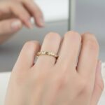 Gouden tros ring geel goud