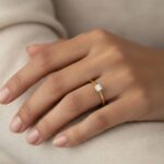 14 karaat gouden ring met zikronia