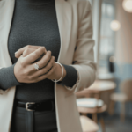 Gouden ring met ster zetting 0.24ct.