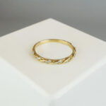 Gouden tros ring geel goud
