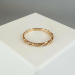 Gouden tros ring rosé goud