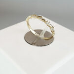 Gouden tros ring wit goud