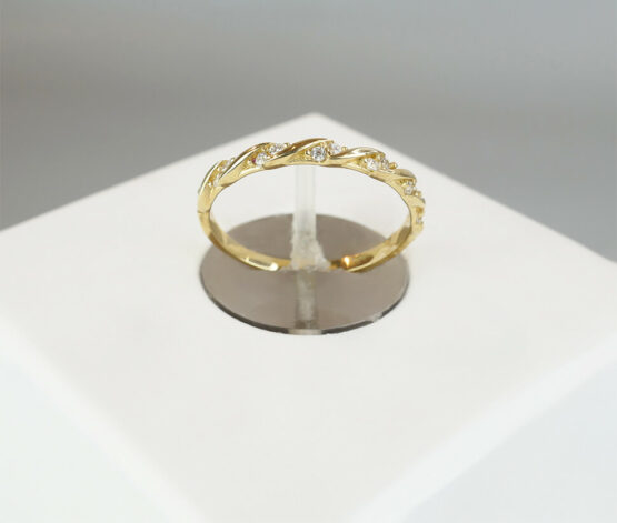 Gouden tros ring geel goud