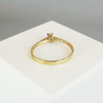 14 karaat gouden ring met zikronia