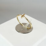 Gouden kruis ring