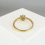 Ster zetting ring met diamanten