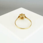 Gouden ring met ster zetting zirkonia