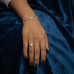 Ster zetting ring met diamanten