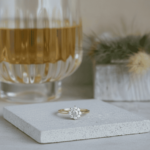 Ster zetting ring met diamanten