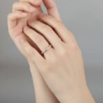 Gouden tros ring rosé goud