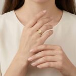 Goud zegelring kleine model