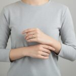 Gouden tros ring wit goud