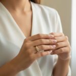 Goud Christian ring met diamant