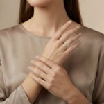 Bicolor ring met 0.03ct. diamant