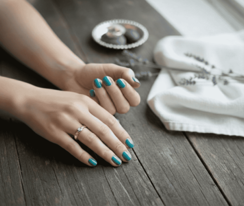 14 karaat wit en geel gouden ring