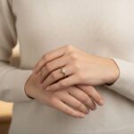 14 karaat gouden ring met zikronia