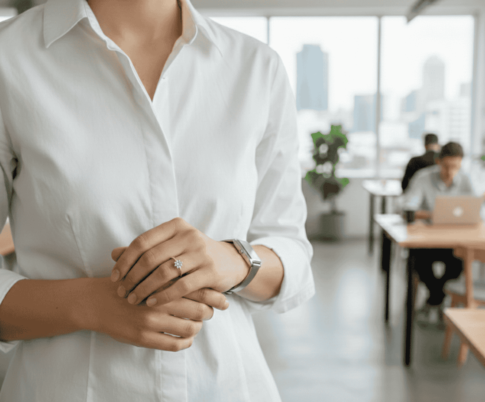 Gouden ring ster zetting met diamanten