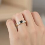 Christian ring met saffier