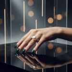 Wit gouden ring met parel en princess