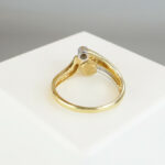 Fantasie parel ring met diamant
