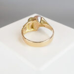 Gouden lapponia ring met parel