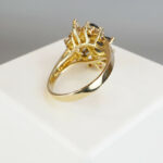 Gouden ring met diverse zirkonia