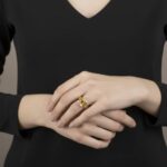 Christian ring met caré citrien