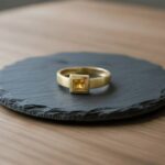 Christian ring met caré citrien