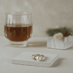 Fantasie ring met parel & diamant