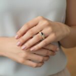 Christian ring met saffier