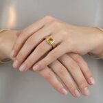 Christian ring met caré citrien