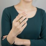 Christian fantasie ring met 0.01ct.