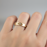 14 karaat Christian gouden ring fantasie